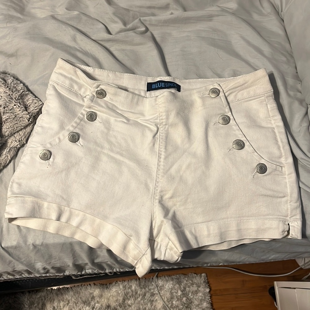 White shorts